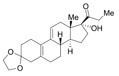 (17alpha)​-Cyclic 3-​(1,​2-​Ethanediyl Acetal) 17-Hydroxy-​17-​(1-​oxopropyl)​-estra-​5(10)​,​9(11)​-​dien-​3-​one