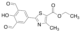 2-​(3,​5-​Diformyl-​4-​hydroxyphenyl)​-​4-​methyl-5-​thiazolecarboxylic acid Ethyl Ester