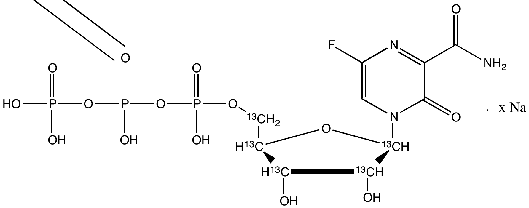 T-705RTP-13C5 Sodium Salt (>75%)