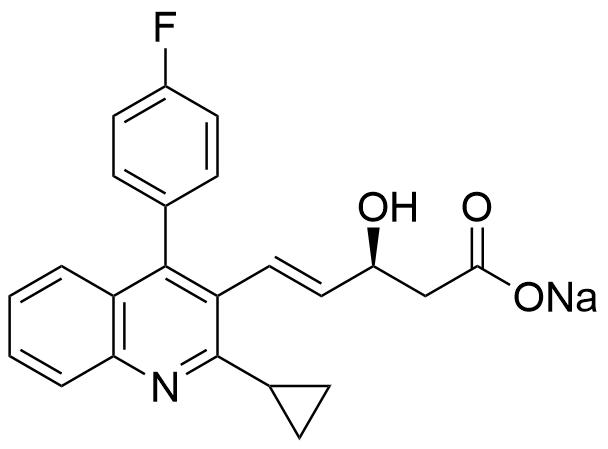 (3S,4E)-5-[2-Cyclopropyl-4-(4-fluorophenyl)-3-quinolinyl]-3-hydroxy-4-pentenoic acid Sodium