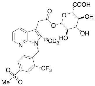 Fevipiprant Acyl Glucuronide-13CD3