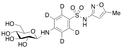 Sulfamethoxazole-d4 N4-glucoside
