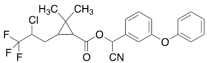Cyano(3-phenoxyphenyl)methyl 3-(2-Chloro-3,3,3-trifluoropropyl)-2,2-dimethylcyclopropanecarboxylate