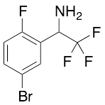 1-(5-Bromo-2-fluoro-phenyl)-2,2,2-trifluoro-ethylamine