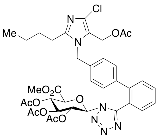 Losartan Acetate N1-(3,4,5-O-Triacetyl)glucuronide Methyl Ester