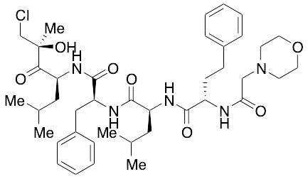 (alphaS)-alpha-[[2-(4-Morpholinyl)acetyl]amino]benzenebutanoyl-L-leucyl-N-[(1S,3S)-4-chloro-3-hydroxy-3-methyl-1-(2-methylpropyl)-2-oxobutyl]-L-phenylalaninamide