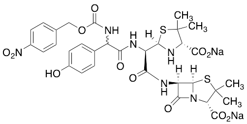 4-Nitrophenyl-methoxycarbonylamino N-(Penicillan-6-yl) Open Ring Amoxicillinamide Disodium Salt