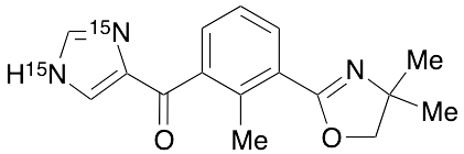 [3-(4,5-Dihydro-4,4-dimethyl-2-oxazolyl)-2-methylphenyl]-1H-imidazol-5-yl-methanone-15N2