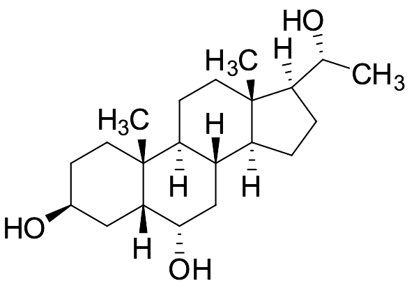 5b-Pregane-3b,6a,20R-triol-(R)-diastereomer