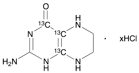 2-Amino-5,6,7,8-tetrahydro-4(1H)pteridinone-13C3 Hydrochloride