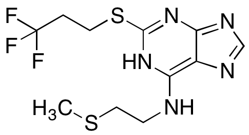 N-[2-(Methylthio)ethyl]-2-[(3,3,3-trifluoropropyl)thio]-9H-purin-6-amine