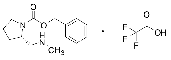 Benzyl (S)-2-((Methylamino)methyl)pyrrolidine-1-carboxylate  2,2,2-Trifluoroacetate