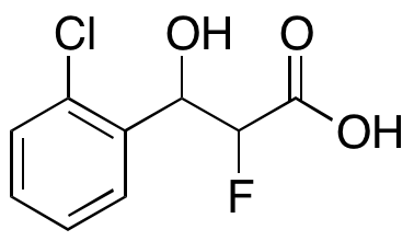3-(2-Chlorophenyl)-2-fluoro-3-hydroxypropanoic Acid (Mixture of Diastereomers)