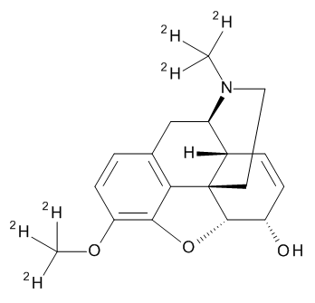 Codeine-D6 1.0 mg/ml in Methanol - CAS No. 1007844-34-9 Codeine-D6 1.0 mg/ml in Methanol