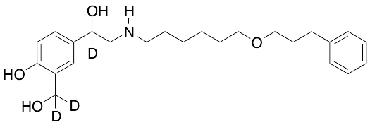 4-Hydroxy-alpha1-[[[6-(3-phenylpropoxy)hexyl]amino]methyl]-1,3-benzenedimethanol-d3