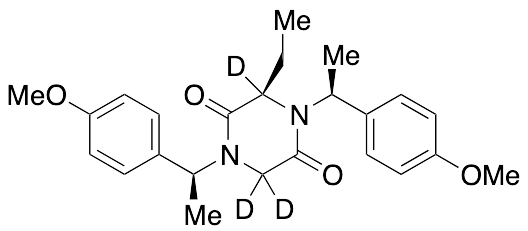 (6R)-6-Ethyl-1,4-bis[(1S)-1-(4-methoxyphenyl)ethyl]-2,5-piperazinedione-3,3,6-d3