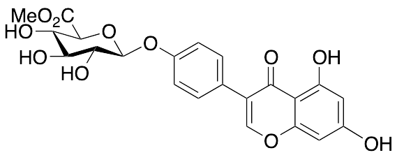 Genistein 4’-Beta-D-Glucuronide Methyl Ester