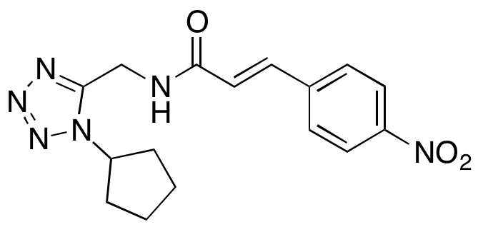 N-[(1-Cyclopentyl-1H-tetrazol-5-yl)methyl]-3-(4-nitrophenyl)-2-propenamide