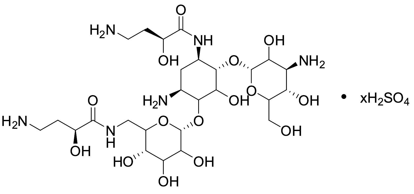 1,6'-Di-HABA Kanamycin A Sulfate Salt