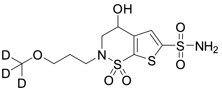 4-Hydroxy-2-(3-(methoxy-D₃)propyl)-3,4-dihydro-2H-thieno[3,2-e][1,2]thiazine-6-sulfonamide 1,1-dioxide