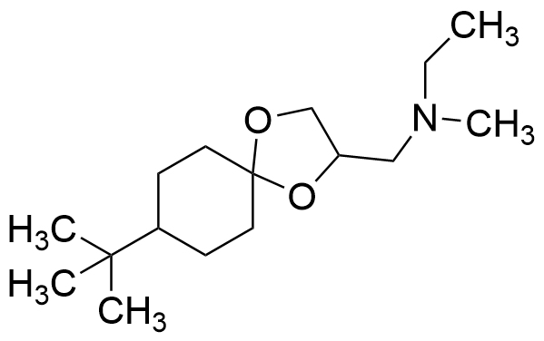 8-(1,1-Dimethylethyl)-N-ethyl-N-methyl-1,4-dioxaspiro[4.5]decane-2-methanamine