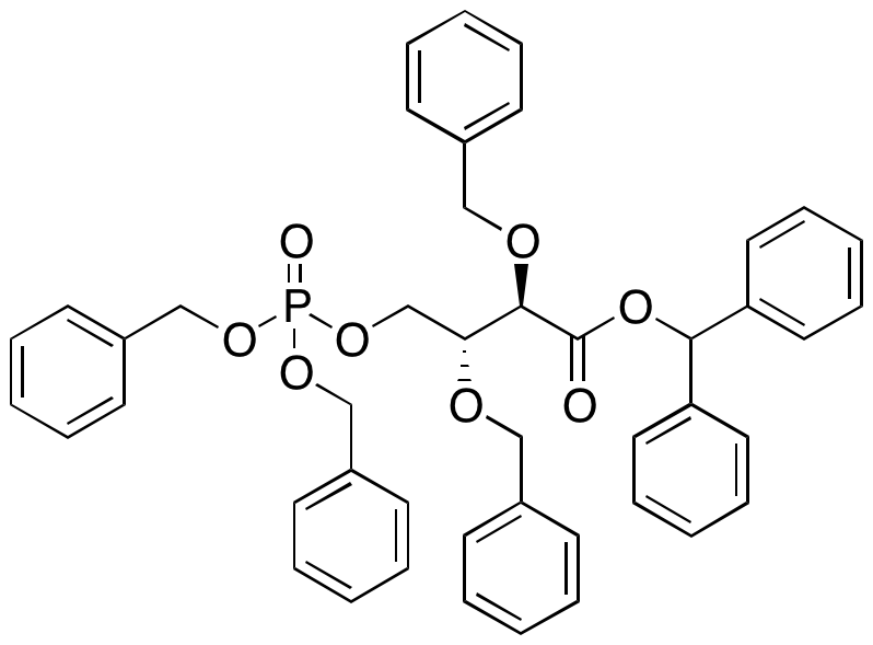 (2R,3R)-Benzhydryl 2,3-Bis(benzyloxy)-4-((bis(benzyloxy)phosphoryl)oxy)butanoate