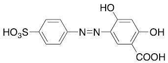 2,4-Dihydroxy-5-((4-sulfophenyl)diazenyl)benzoic Acid