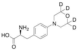 (2S)-2-Amino-3-(4-morpholin-4-ylphenyl)propanoic Acid-d4