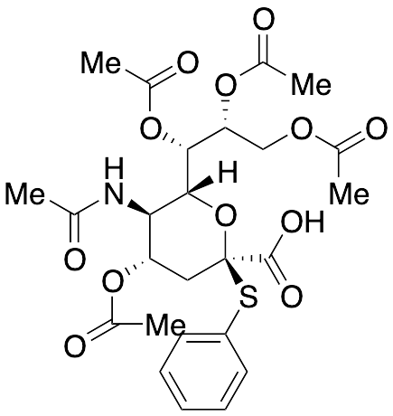 4,​7,​8,​9-​Tetraacetate-N-​acetyl-​2-​S-​phenyl-​2-​thio-beta-​neuraminic Acid