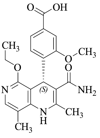 (S)-4-(3-Carbamoyl-5-ethoxy-2,8-dimethyl-1,4-dihydro-1,6-naphthyridin-4-yl)-3-methoxybenzoic Acid