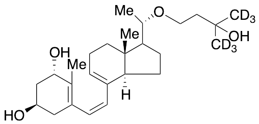 (1R,3S)-5-((Z)-2-((3aR,7aS)-1-((S)-1-(3-Hydroxy-3-methylbutoxy-d6)ethyl)-7a-methyl-2,3,3a,6,7,7a-hexahydro-1H-inden-4-yl)vinyl)-4-methylcyclohex-4-ene-1,3-diol