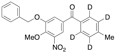 3-O-Benzyl-4-O-methyl Tolcapone-d4