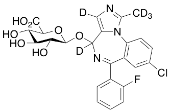 4-Hydroxy Midazolam beta-D-Glucuronide-d5(Mixture of Diastereomers)