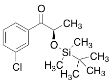 (2R)​-1-​(3-​Chlorophenyl)​-​2-​[[(1,​1-​dimethylethyl)​dimethylsilyl]​oxy]​-1-​propanone
