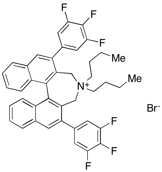 (S)-4,4-Dibutyl-2,6-bis(3,4,5-trifluorophenyl)-4,5-dihydro-3H-dinaphtho[2,1-c:1',2'-e]azepinium Bromide