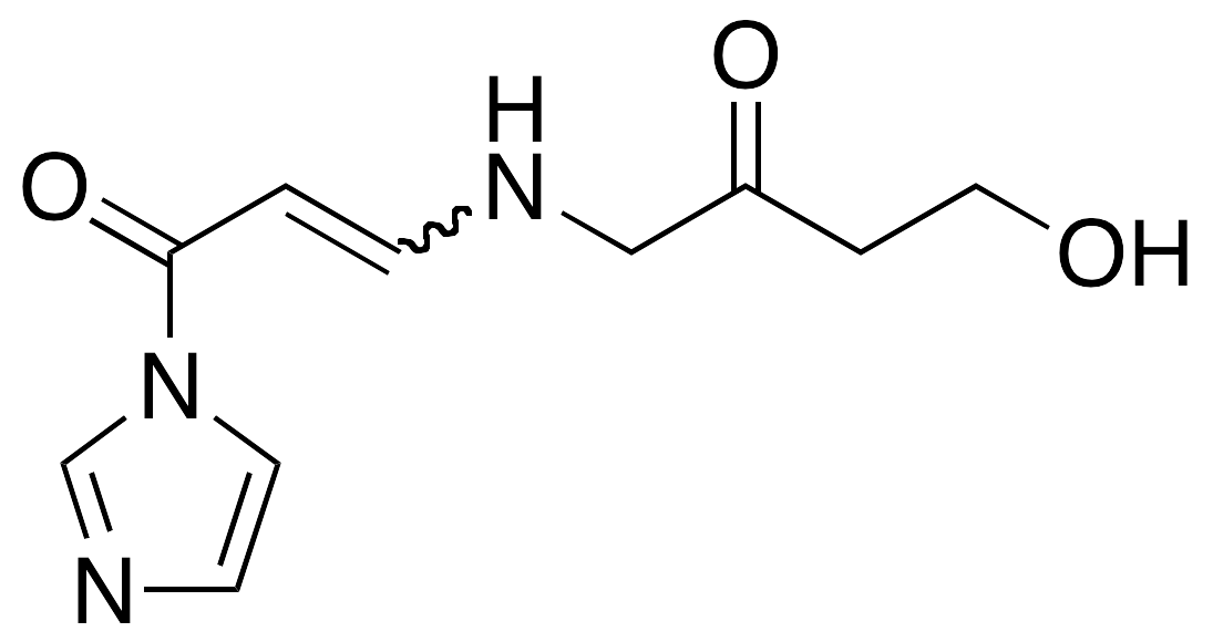 1-(4-Aza-8-hydroxy-6-oxo)oct-2-en-1-oylimidazole(mixture E/Z)