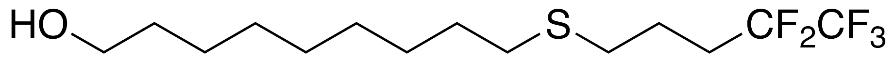 9-[(4,4,5,5,5-Pentafluoropentyl)thio]nonanol