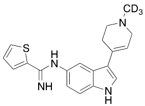N-[3-(1,2,3,6-Tetrahydro-1-methyl-d3-4-pyridinyl)-1H-indol-5-yl]-2-thiophenecarboximidamide