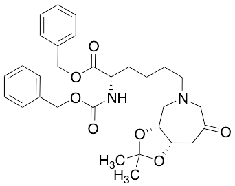 (alphaS,​3aR,​8aS)​-Hexahydro-​2,​2-​dimethyl-​7-​oxo-​alpha-​[[(phenylmethoxy)​carbonyl]​amino]​-​5H-​1,​3-​dioxolo[4,​5-​c]​azepine-​5-​hexanoic Acid Phenylmethyl Ester