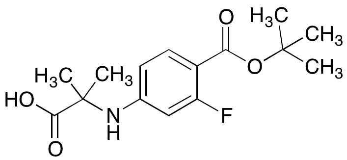 2-((4-(tert-Butoxycarbonyl)-3-fluorophenyl)amino)-2-methylpropanoic Acid