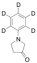 1-Phenyl-3-pyrrolidinone-d5