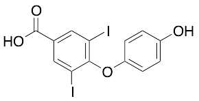 4-(4-Hydroxyphenoxy)-3,5-diiodobenzoic Acid