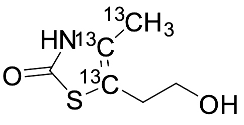 5-(2-Hydroxyethyl)-4-methylthiazol-2(3H)-one-13C2