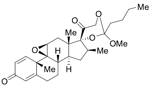 (2'R,4aS,4bS,5aS,6aS,7R,8S,9aS,9bS)-2'-Butyl-2'-methoxy-4a,6a,8-trimethyl-5a,6,6a,8,9,9a,9b,10-octahydro-11H-spiro[cyclopenta[1,2]phenanthro[4,4a-b]oxirene-7,4'-[1,3]dioxane]-2,5'(4aH)-dione