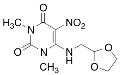 6-(((1,3-Dioxolan-2-yl)methyl)amino)-1,3-dimethyl-5-nitropyrimidine-2,4(1H,3H)-dione