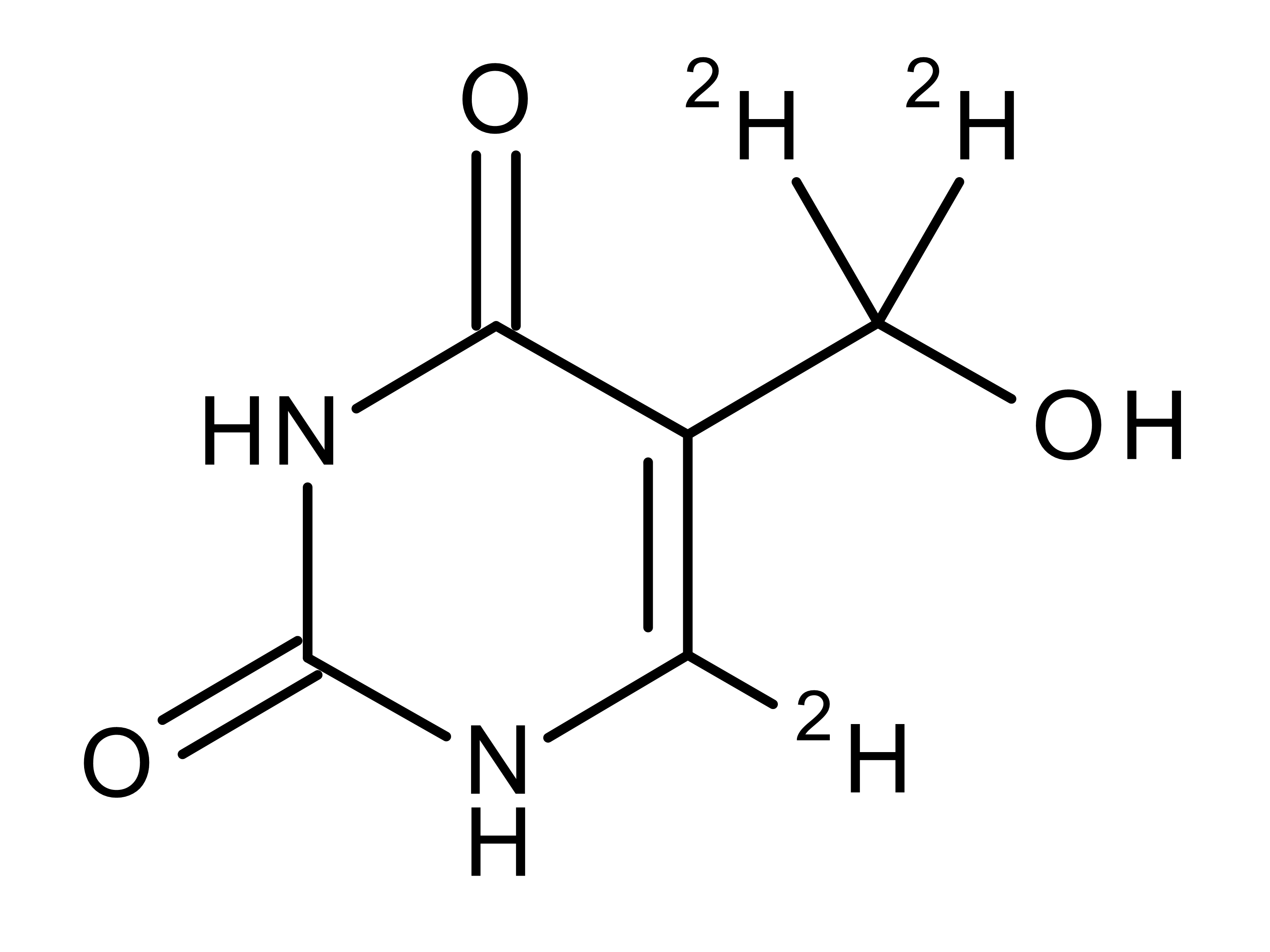 5-(Hydroxymethyl-d2)uracil-6-d1