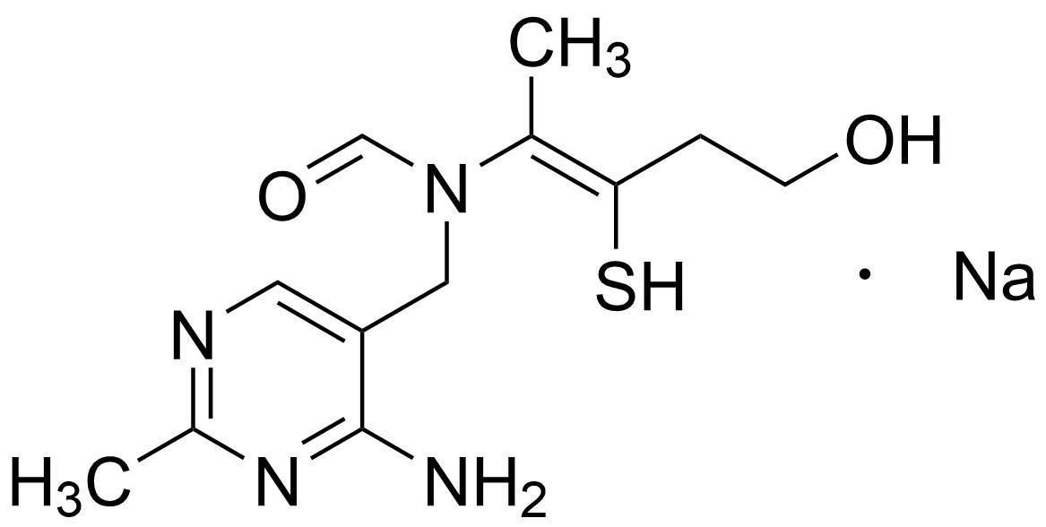 Sodium (Z)-2-(N-((4-Amino-2-methylpyrimidin-5-yl)methyl)formamido)-5-hydroxypent-2-ene-3-thiolate