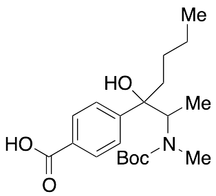 4-(2-((tert-Butoxycarbonyl)(methyl)amino)-3-hydroxyheptan-3-yl)benzoic Acid