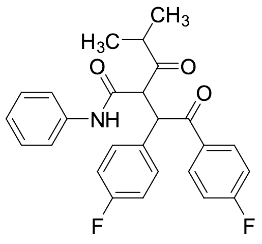 4-Fluoro-beta-(4-fluorophenyl)-alpha-(2-methyl-1-oxopropyl)-gamma-oxo-N-phenylbenzenebutanamide