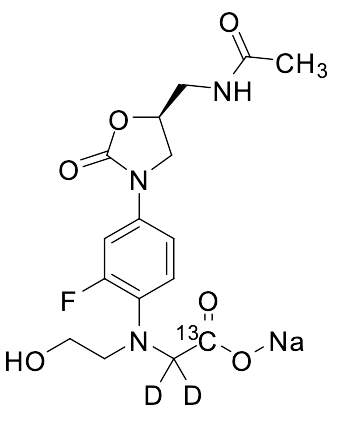 PNU 142586-13C-d2 Sodium Salt